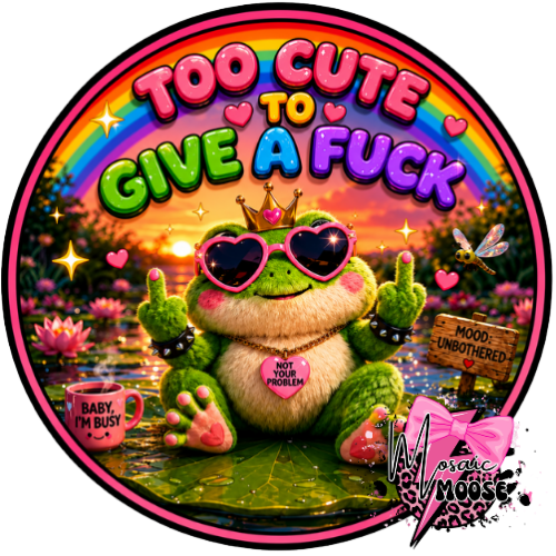 To cute to give a fuck