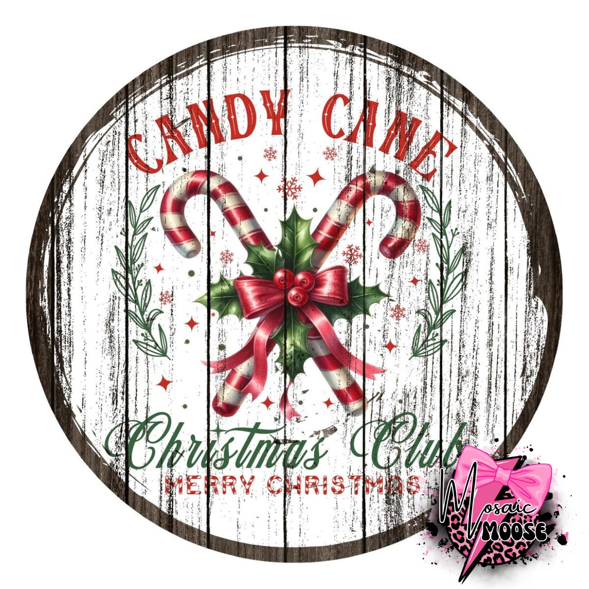 Candy cane Christmas Club