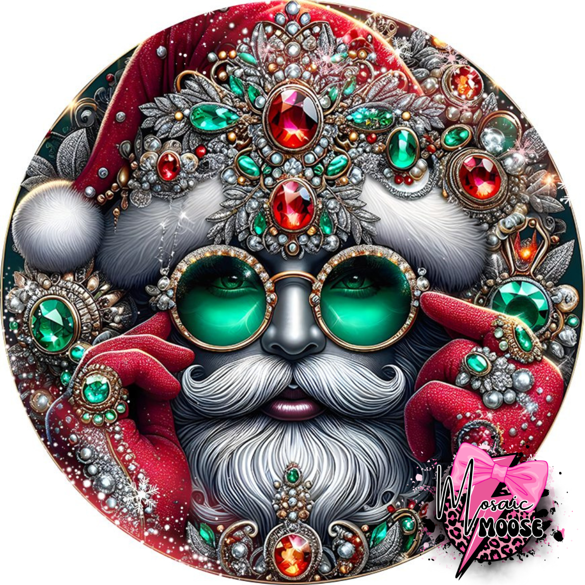Bejeweled Santa