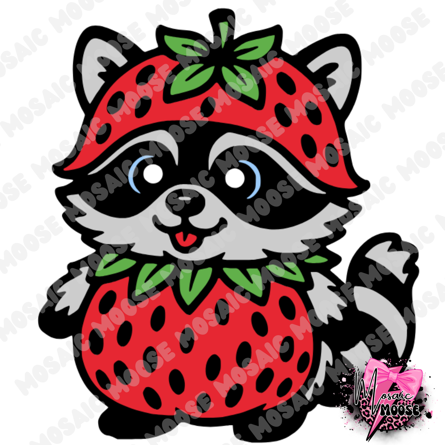 Strawberry Racoon-1