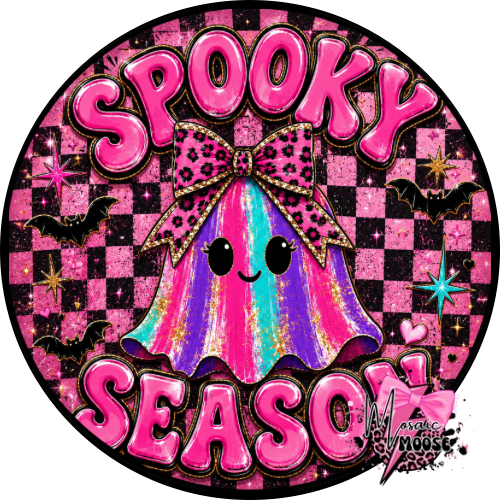 Spooky Season (pink checkered)
