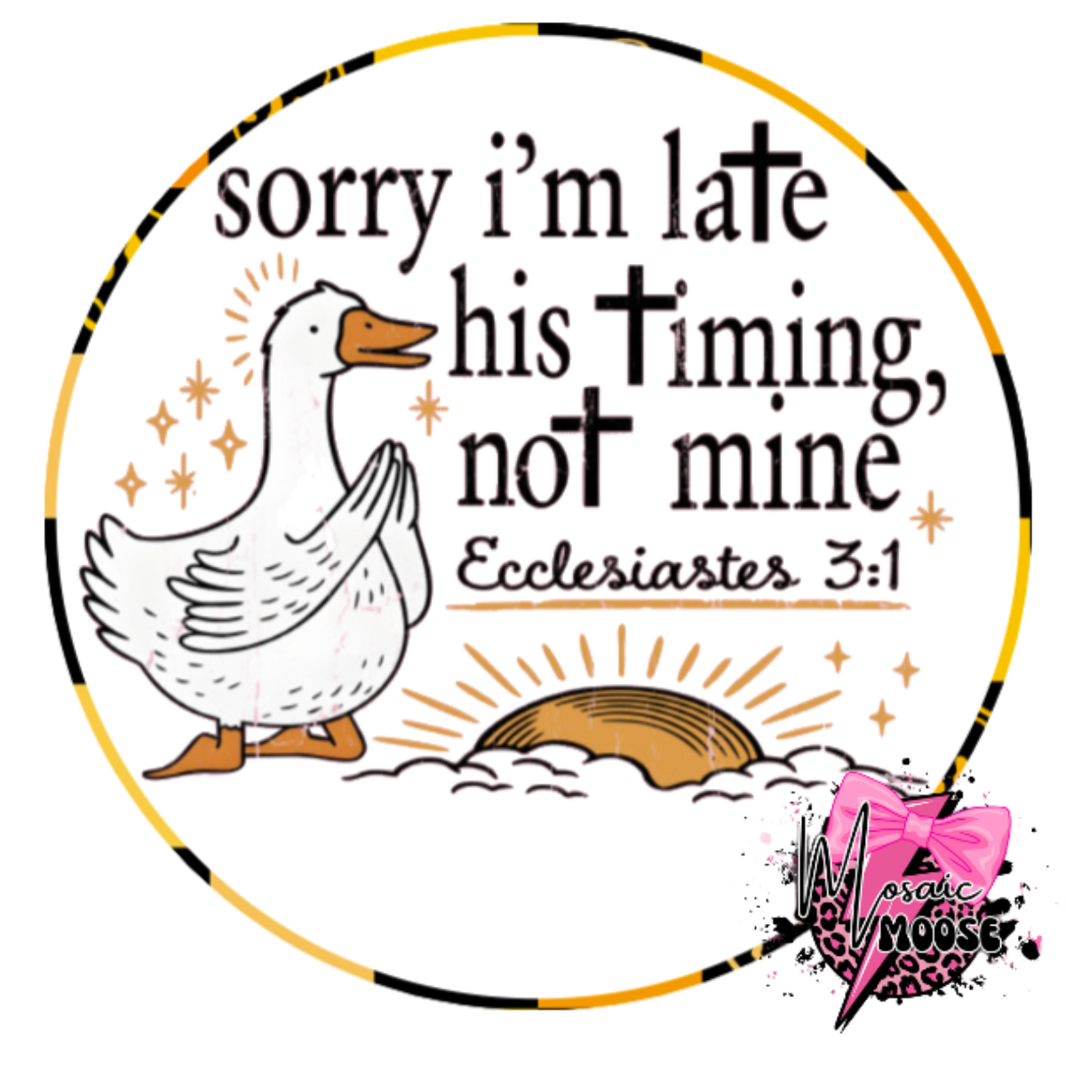 Sorry I'm late-2