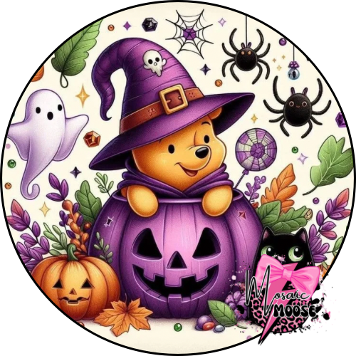 Yellow Bear in pumpkin