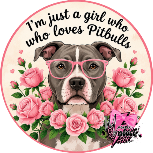 Just a girl who loves pit bulls