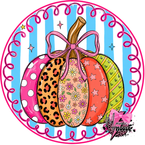Blue Stripe Pumpkin