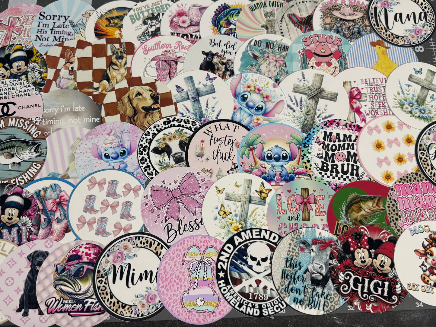 Pick your theme 25 Round Cardstock Bundle