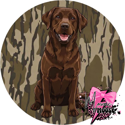 Camo Brown Lab