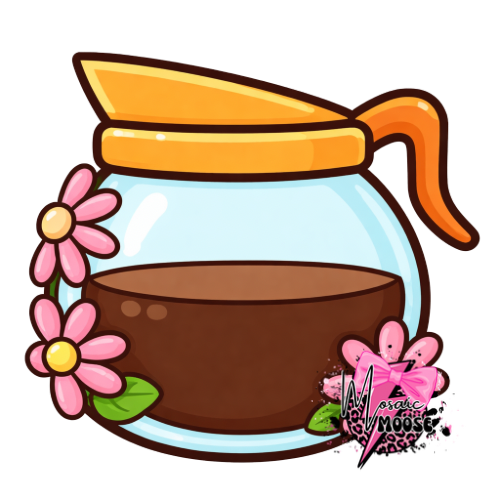 Floral Coffee Pot