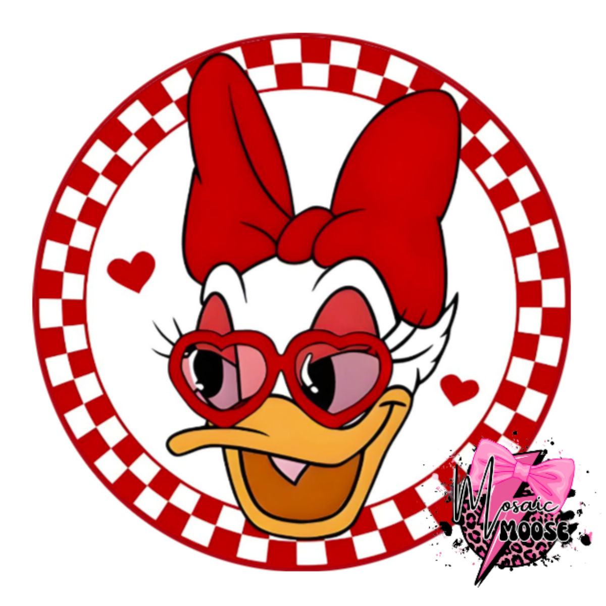 Red Check Daisy