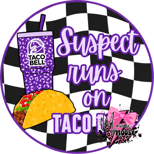 Suspect runs on Taco Bell