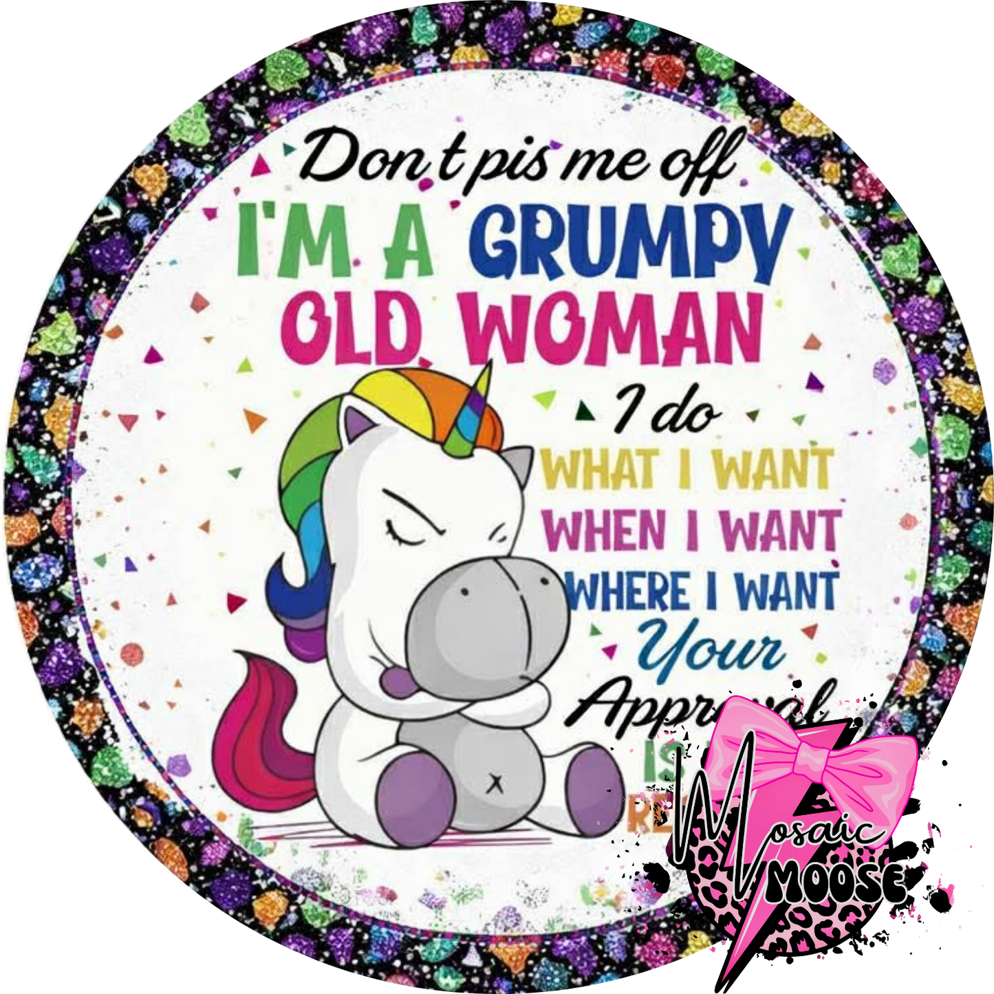 Grumpy Old woman