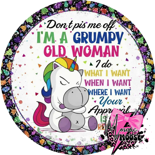 Grumpy Old woman