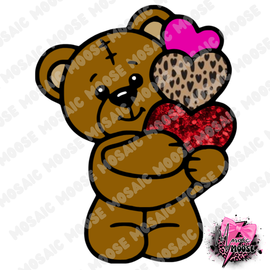 Stacked Hearts Teddy-14