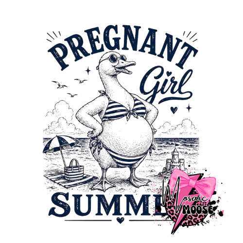 Pregnant girl summer