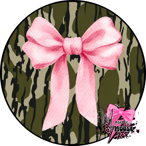 Pink bow camo