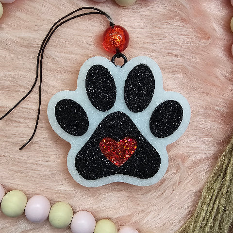 Paw with heart