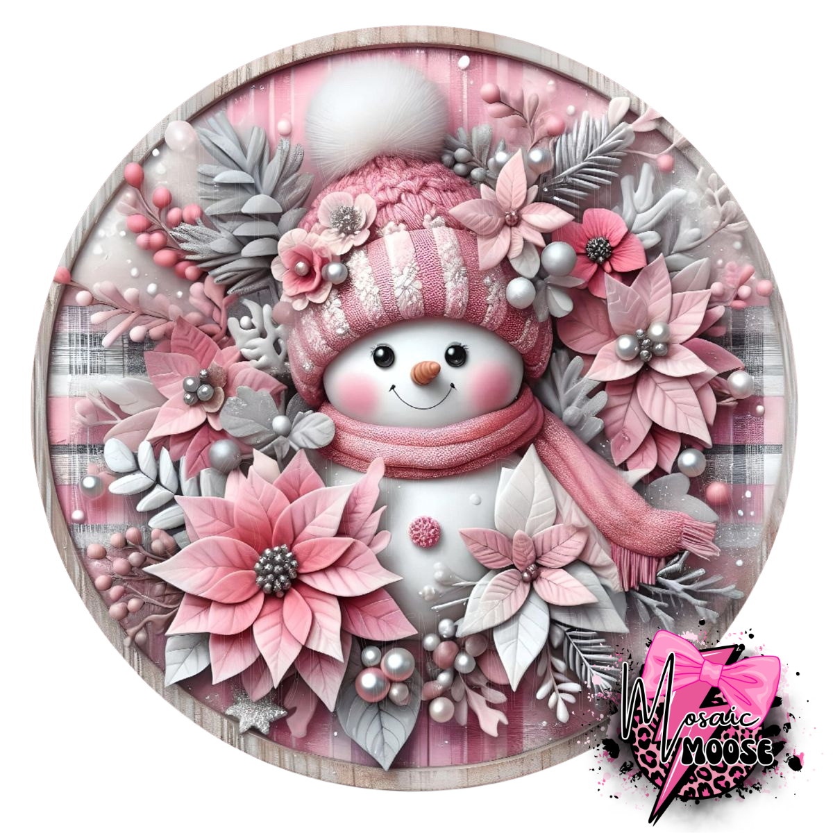 Pink Snowman-2
