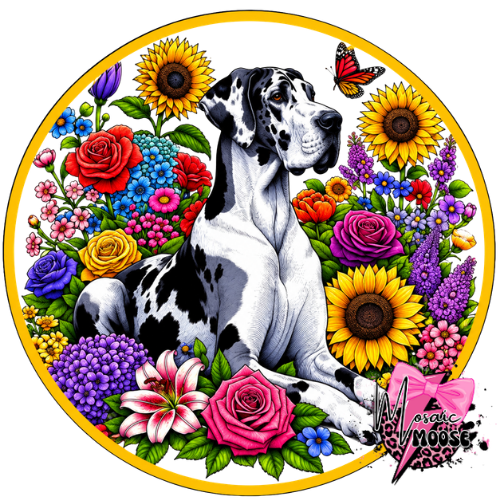 Great Dane Flowers