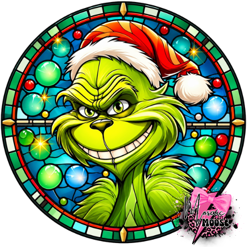 Stained Glass Grinch