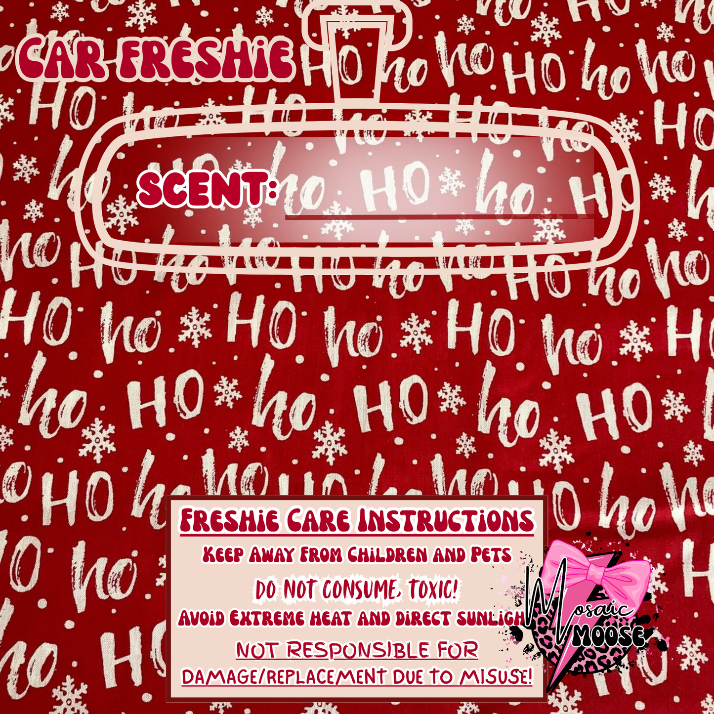 HO HO HO Insert