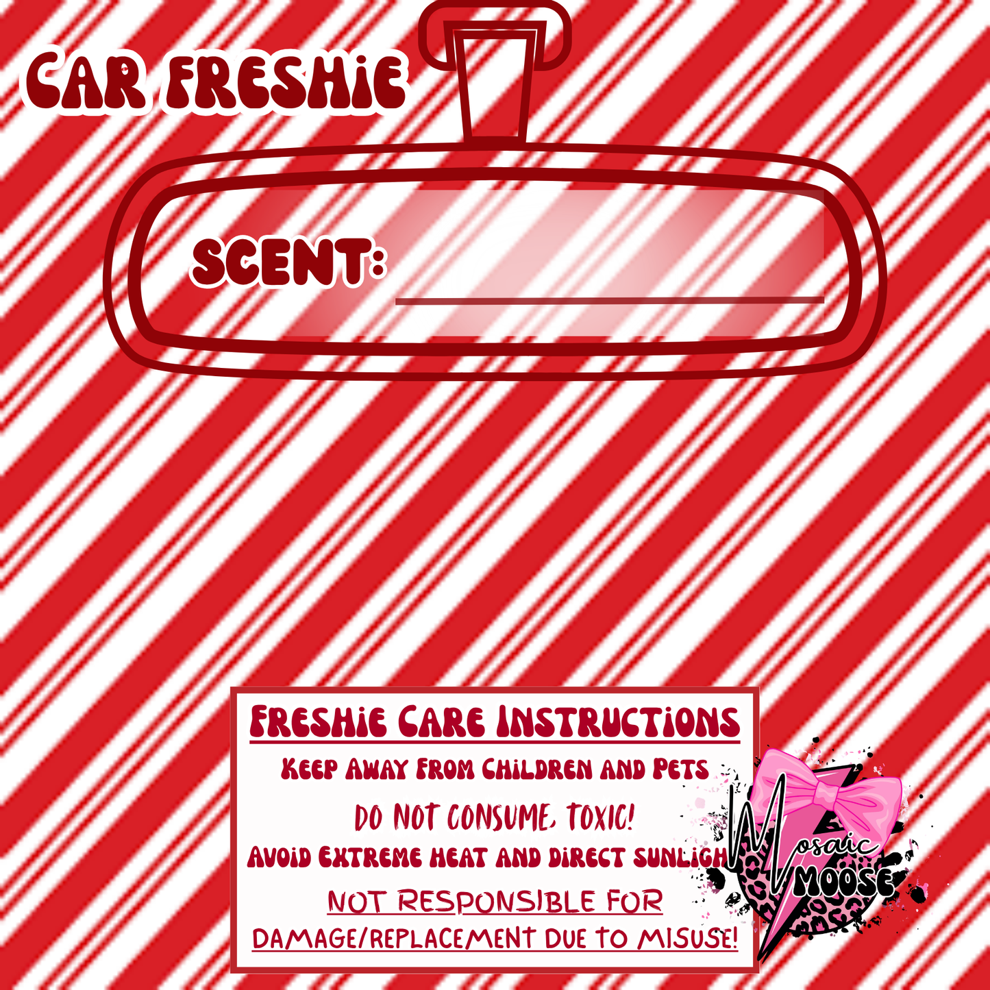Candy cane Insert