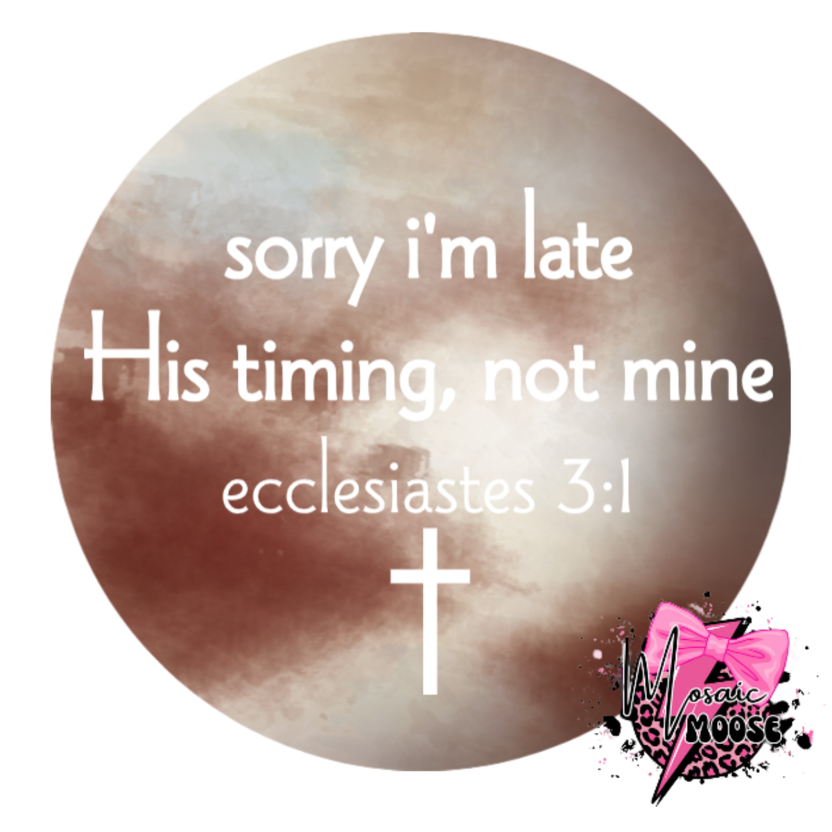 Sorry I'm late-1