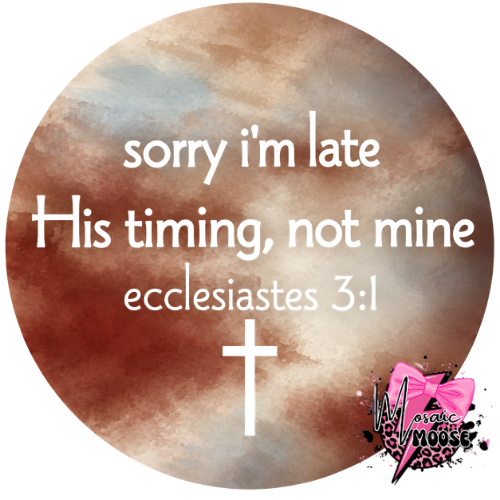 Sorry I'm late-1