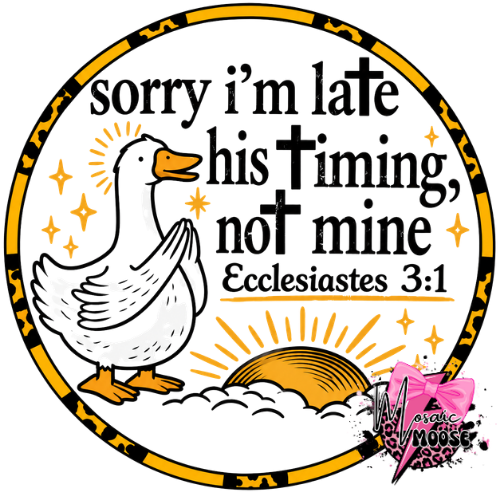 Sorry I'm late-2