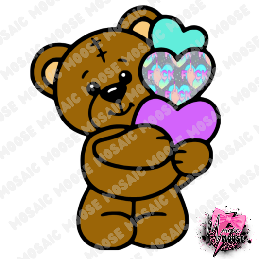 Stacked Hearts Teddy-4