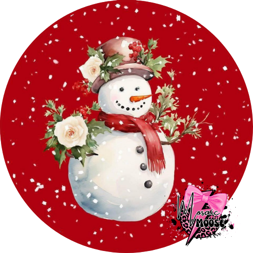 Red Snowman