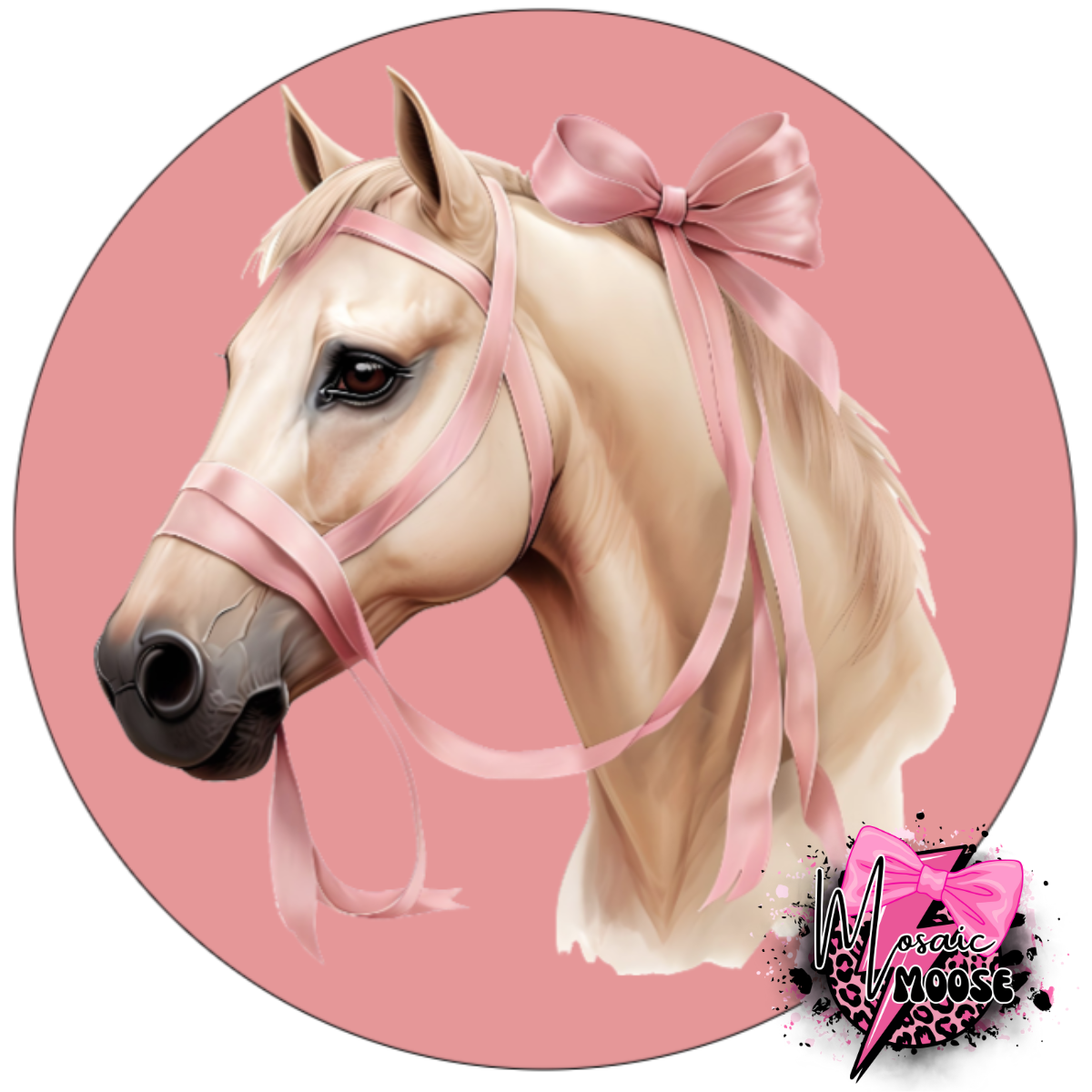 Pink Horse Head