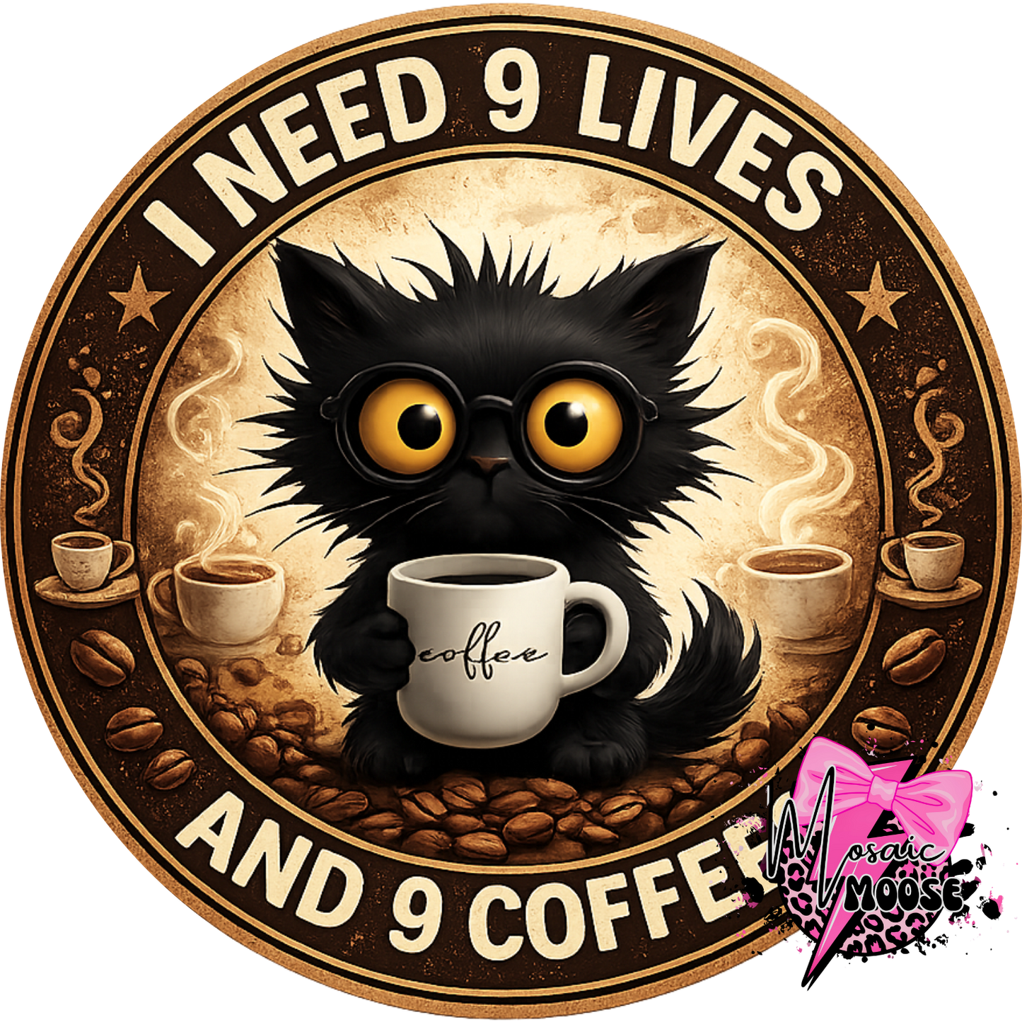 9 lives 9 coffees