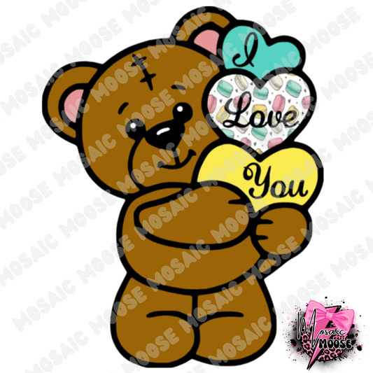 Stacked Hearts Teddy-6