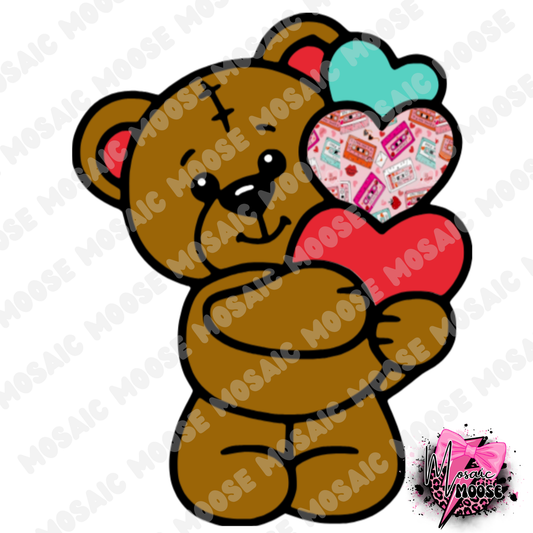 Stacked Hearts Teddy-8