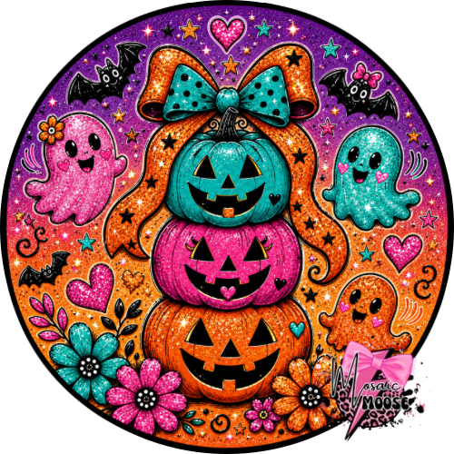 Stacked Pumpkins/Ghosts