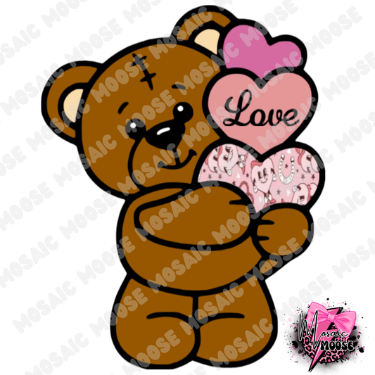 Stacked Hearts Teddy-9