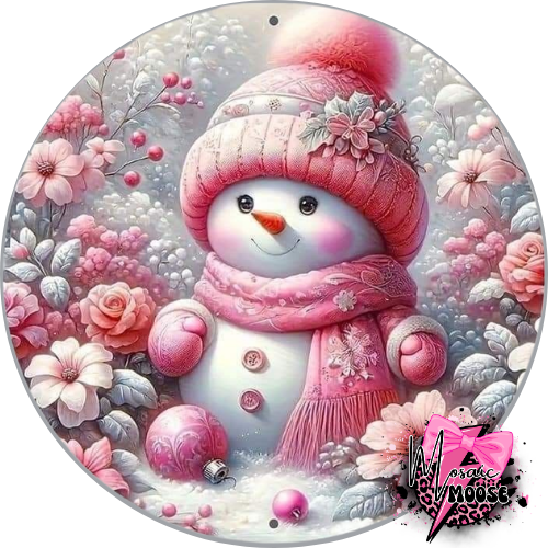 Pink Snowman-1