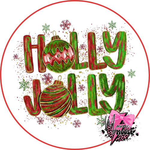Holly Jolly Green & Red