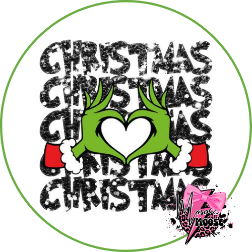 Grinch Heart Hands