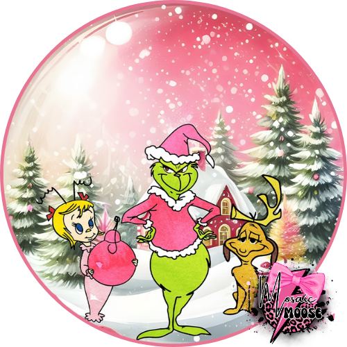 Pink ornament
