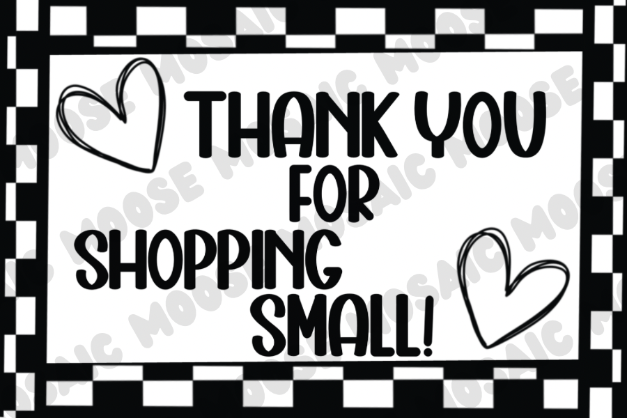 Thank you for shopping small