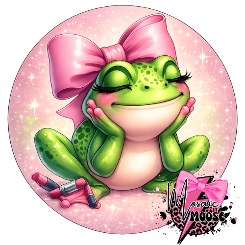 Frog with Bow