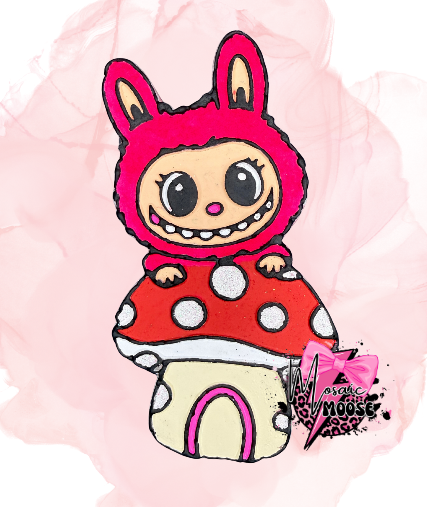 Labubu on Mushroom