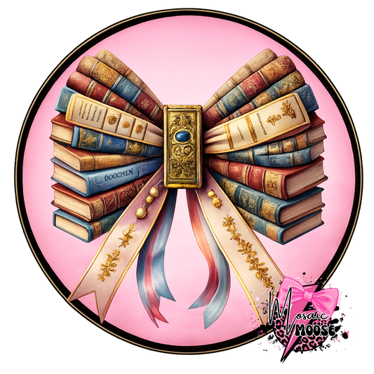 Book Bow-Pink