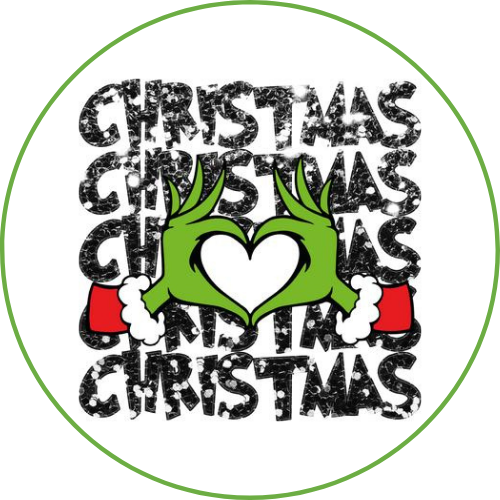 Grinch Heart Hands